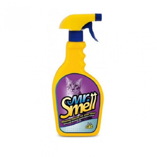 Soluție pentru Curățarea Petelor și Mirosurilor Mr. Smell – Pentru Pisici – 500 ml